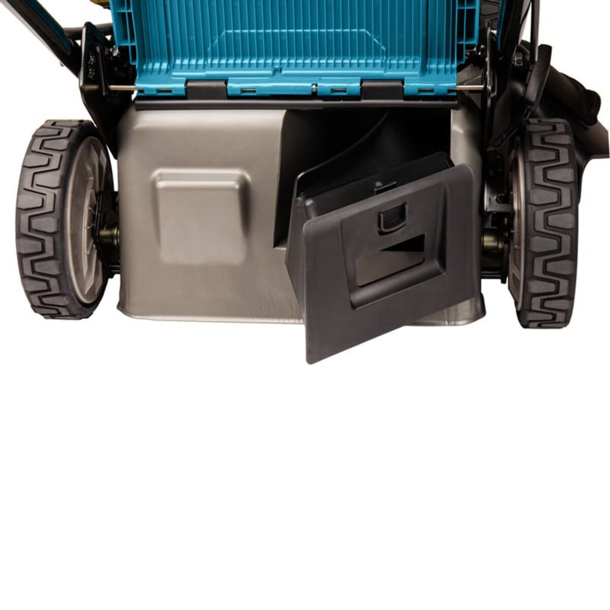 Tondeuse auto-tractée 36V 36V (2X18V LXT) - MAKITA - avec 4 batteries 18V 5.0Ah - DLM532PT4