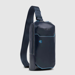 Piquadro Zaino monospalla personalizzabile in pelle porta iPad®mini