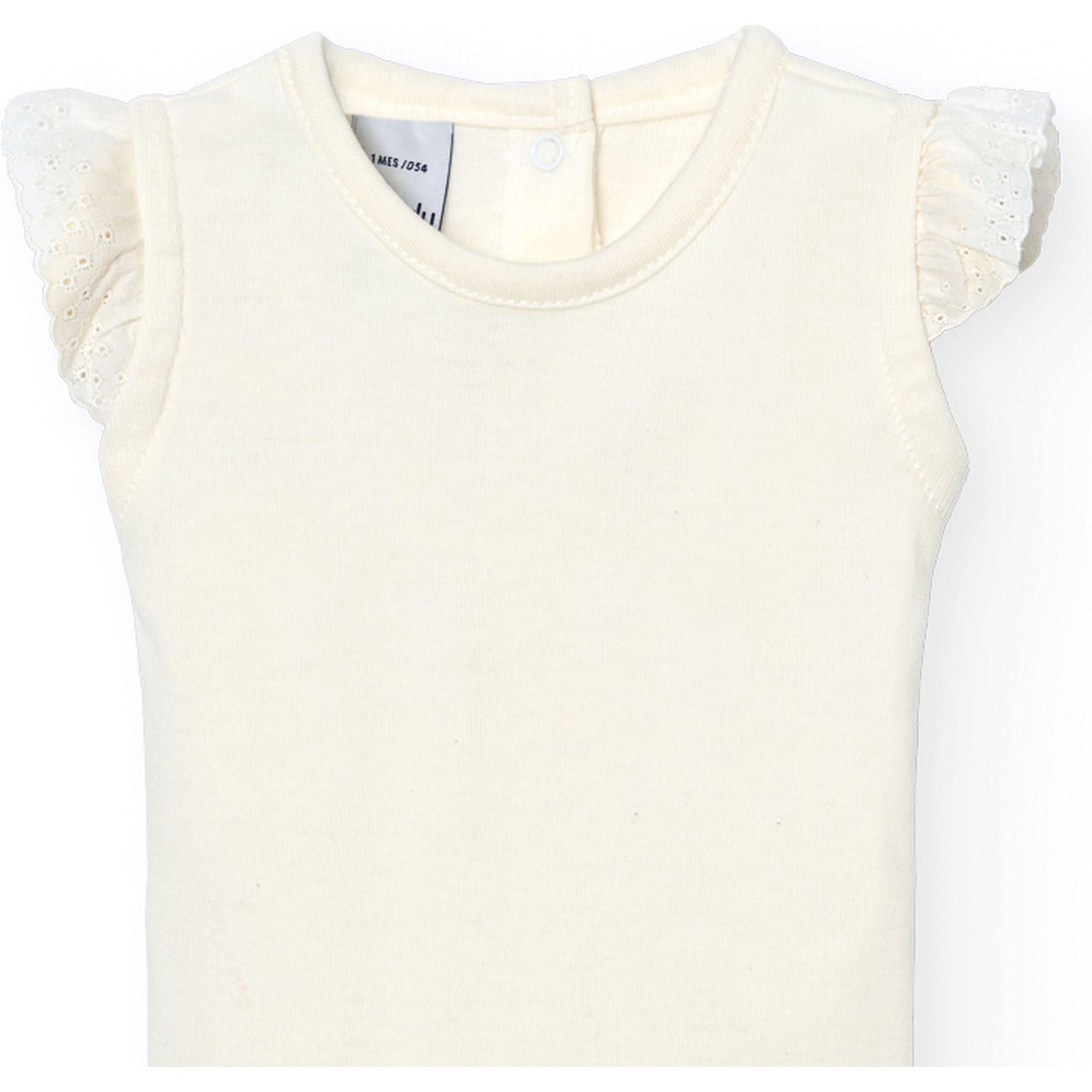 Body bebé tirantes puntilla algodón