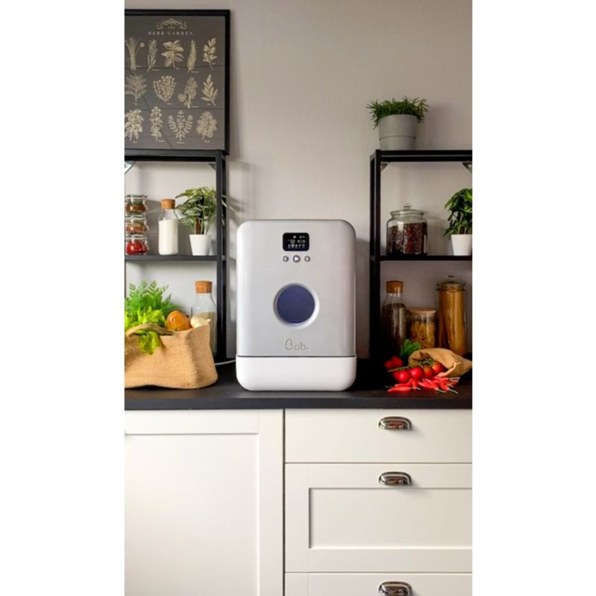 Mini lave vaisselle DAAN TECH Bob - Gris argent
