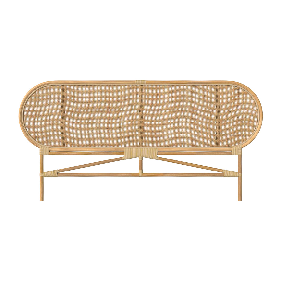 Tête de lit en rotin naturel 160 cm - Navahino