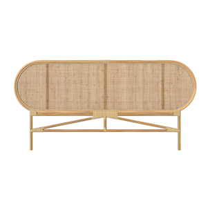Tête de lit en rotin naturel 160 cm - Navahino