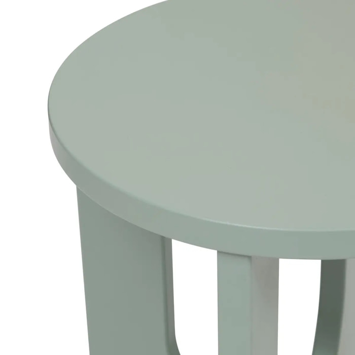 Table d’appoint "Bloom" vert de gris 50,540x40cm