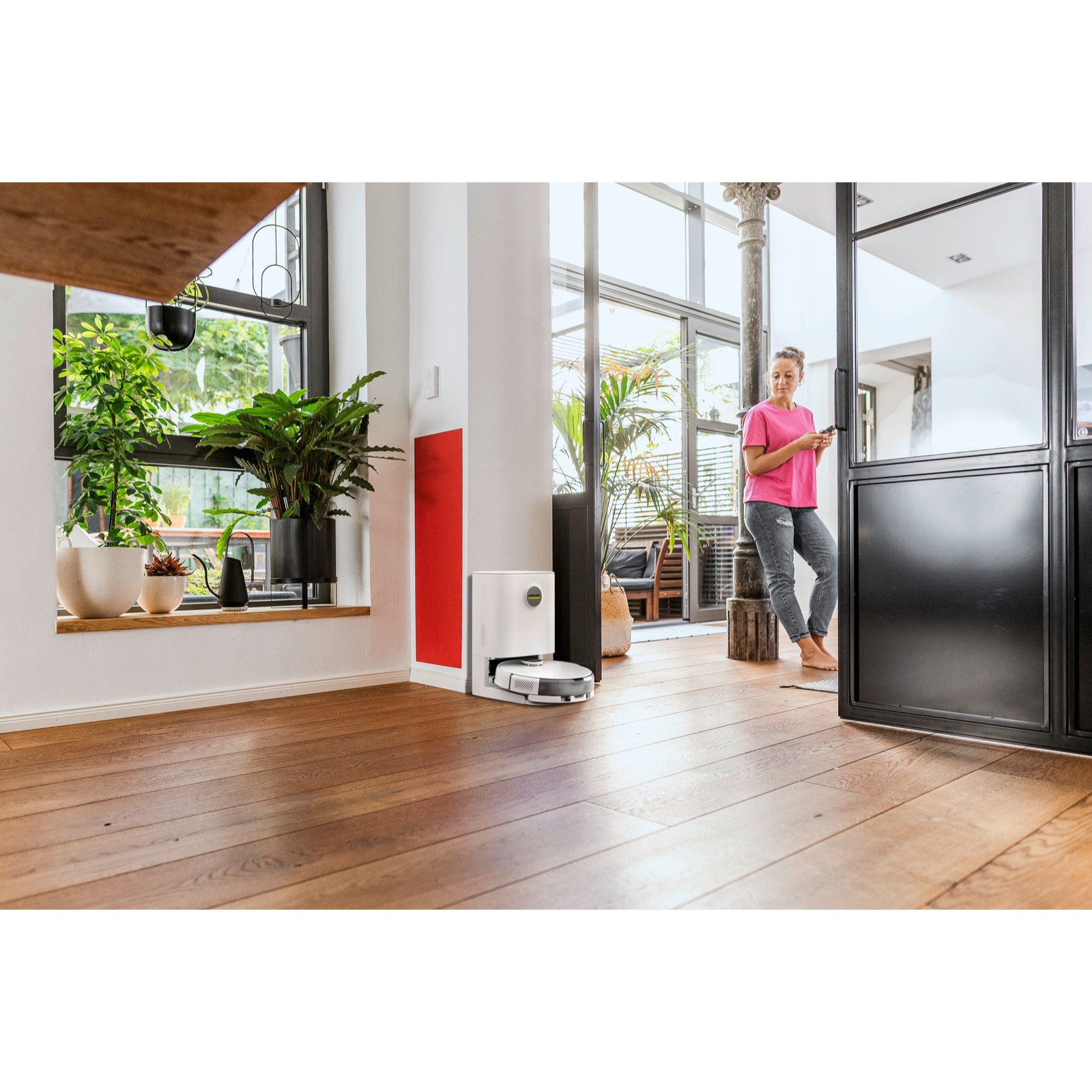Aspirateur robot Karcher RCV 5 Comfort connecté avec station de vidange - Lidar - 5000 Pa