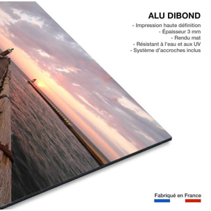 Tableau vue sur l'estacade capbreton Tableau alu Dibond