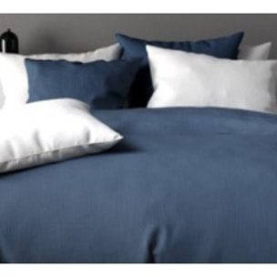 Housse De Couette - Bonnet:40cm Percale Ensign Blue