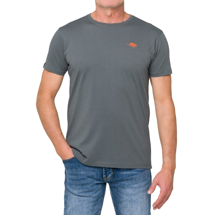 Camiseta de algodón 180 gr Hot Buttered Mistral gris