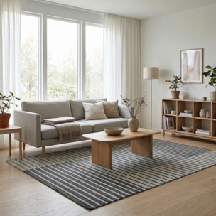 Tappeto arredo Neon antracite CON FONDO ANTISCIVOLO