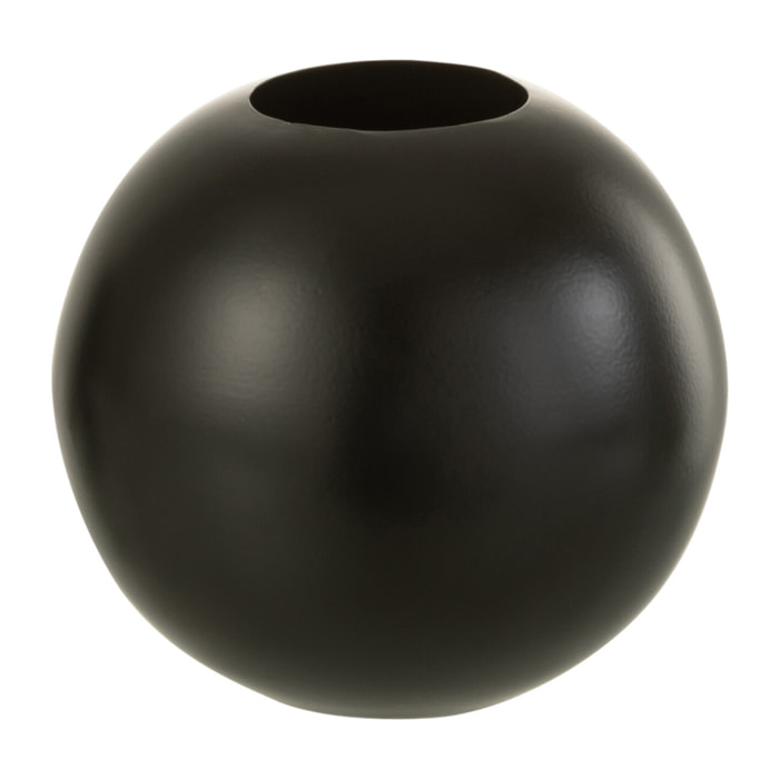 J-Line vase Rond - métal - noir - small