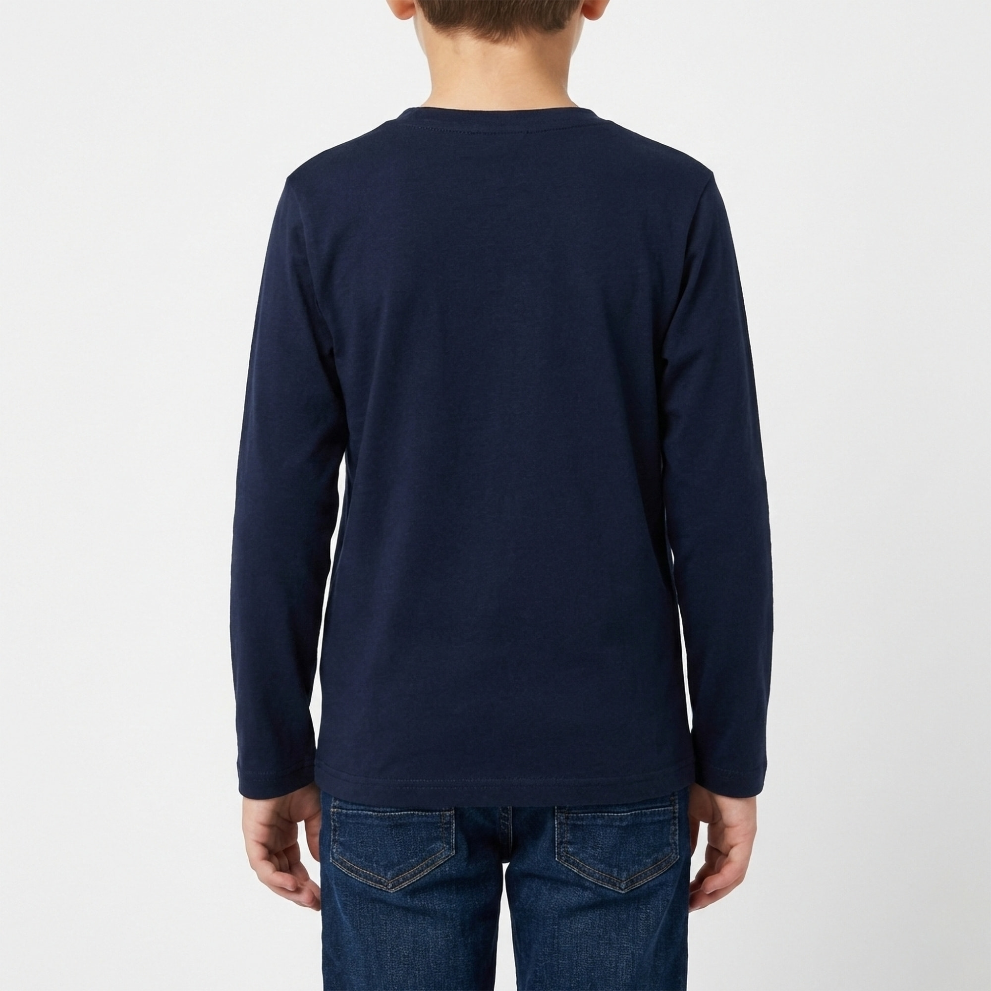 T-shirt maniche lunghe con ricamo logo