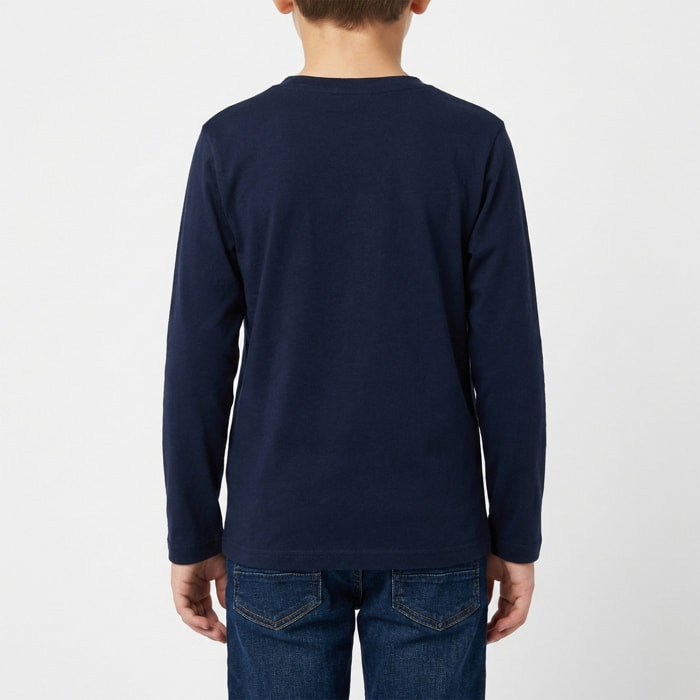 T-shirt maniche lunghe con ricamo logo