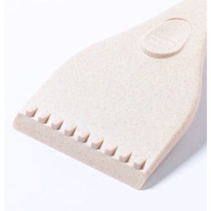 Rascador de hielo Guñon de línea nature fabricado en resistente caña de trigo.