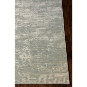 Tapis salon et chambre tissé en viscose motif géométrique DIRE