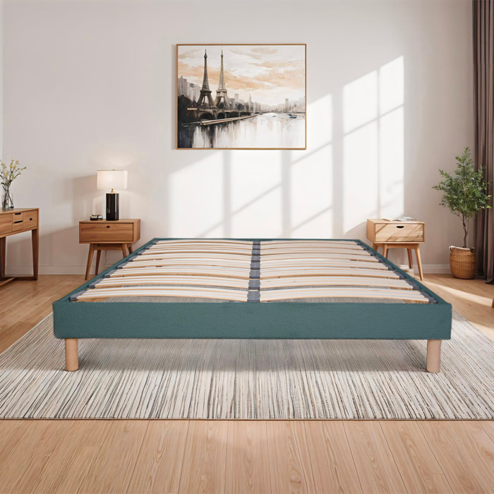 Sommier en Kit laine bouclée - 1 place