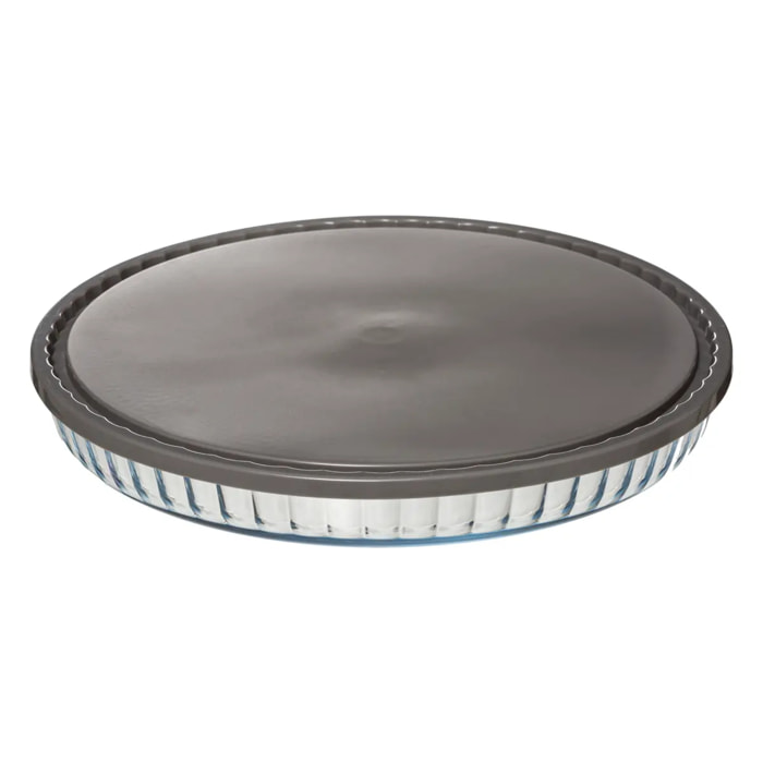 Moule à tarte couvercle silicone 30cm "KeepEat"