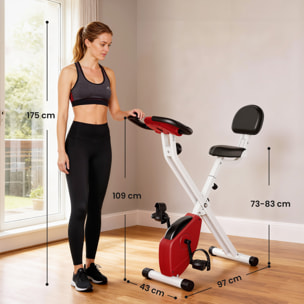 Vélo d'appartement pliable réglable