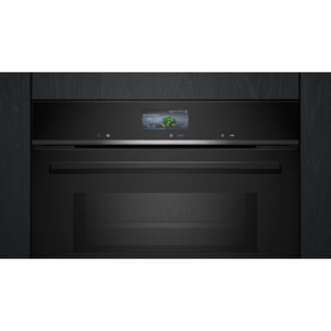 Micro ondes combiné encastrable SIEMENS CM776G1B1  Série iQ700 VarioSpeed