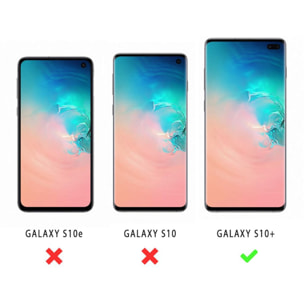 Coque Galaxy S10 PLUS Samsung 360 degrés intégrale protection avant arrière silicone transparente