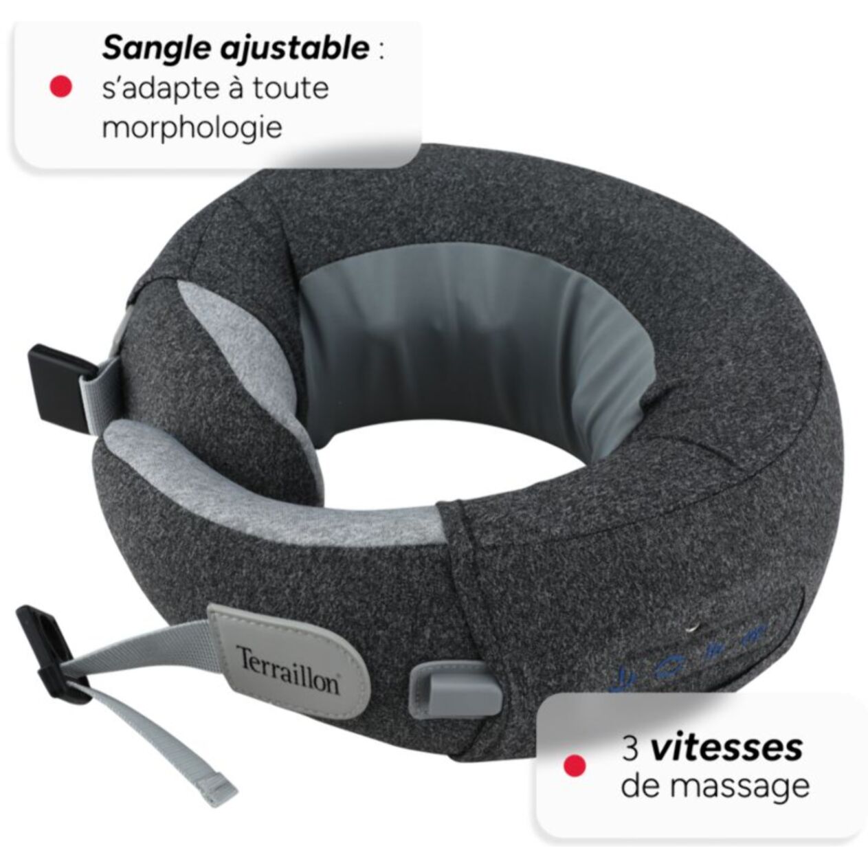 Masseur nuque TERRAILLON de cou et cervicales chauffant