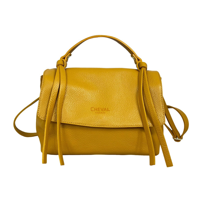 Borsa a mano Cheval Firenze Amelia Giallo Senape