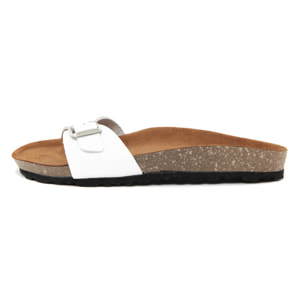 Sandalo flat Donna colore Bianco