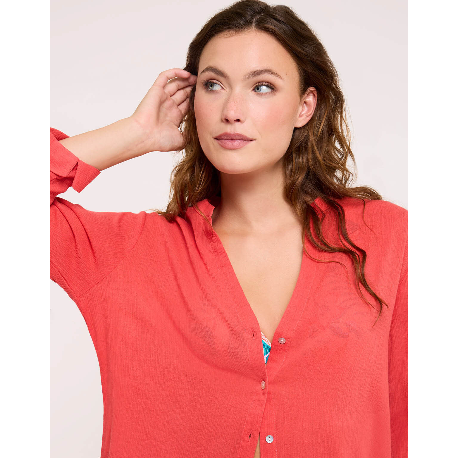 Kaftan Vestido Coral - Pamir
