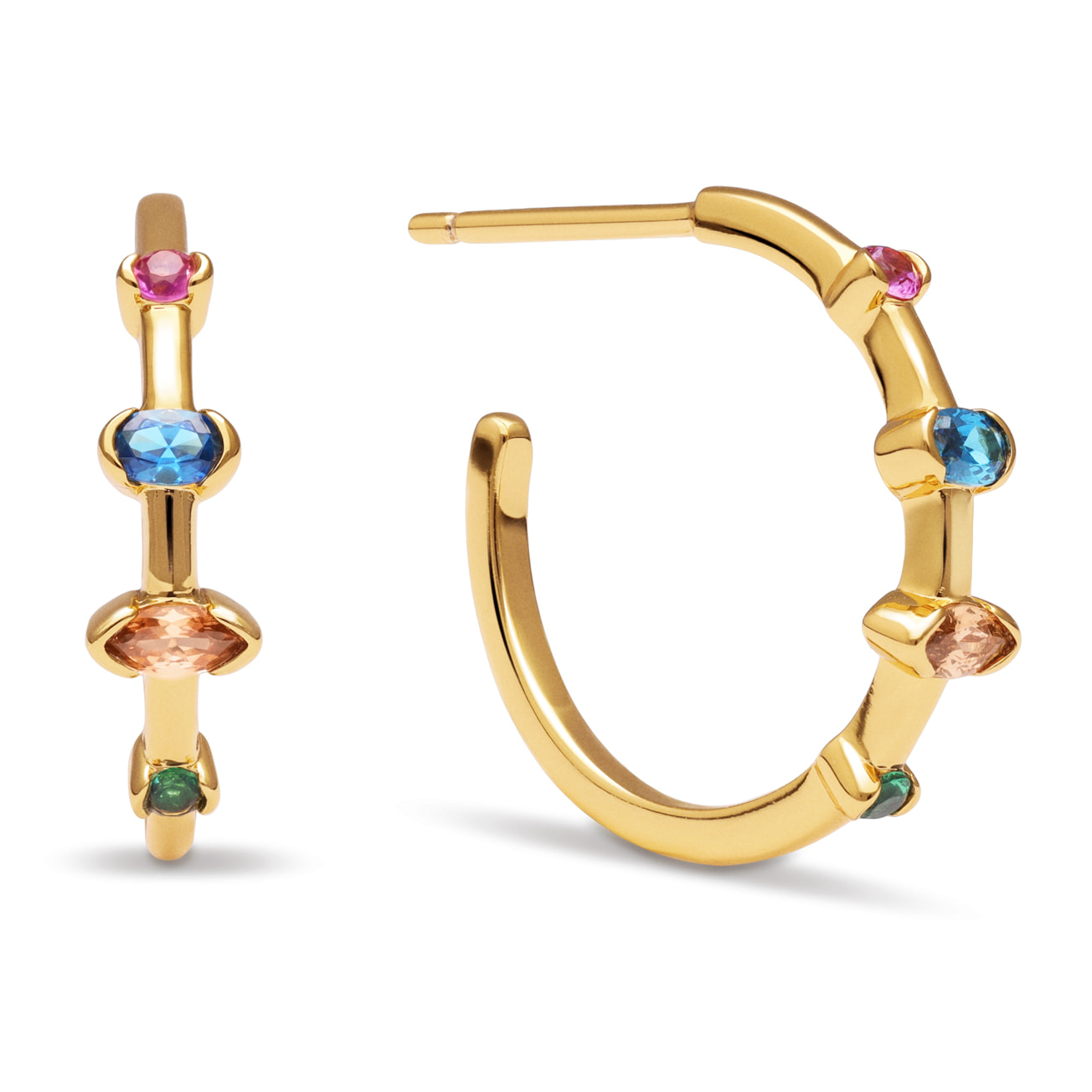 Pendientes Aro Leonor Baño Oro
