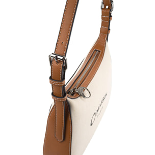 Bolso Bandolera Mujer Sint/Pu Cimarron Maddie Beige