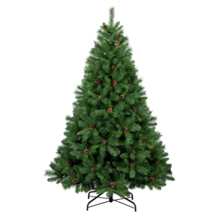 Boho - Albero di Natale con pigne in PVC ø132x210H cm, 1053 Punte