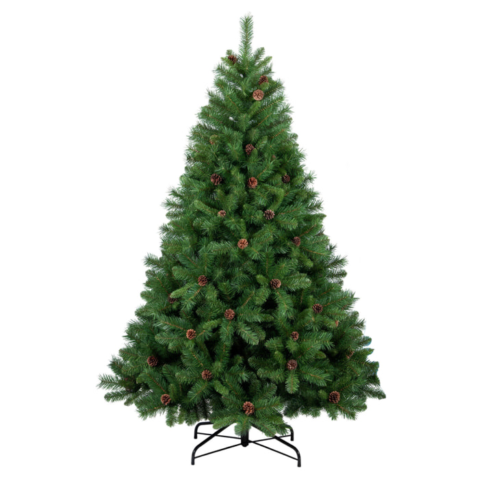 Boho - Albero di Natale con pigne in PVC ø132x210H cm, 1053 Punte