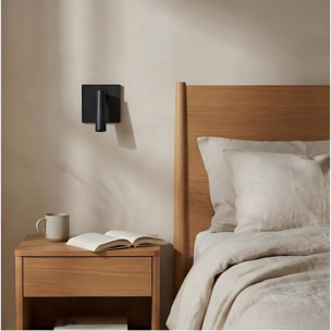 LEDS C4 Luz de lectura gamma mix&match square led 2.2w 2700k gris urbano 137lm