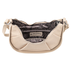 Bolso Bandolera Mujer Veg/Pu Cimarron Abigail Beige