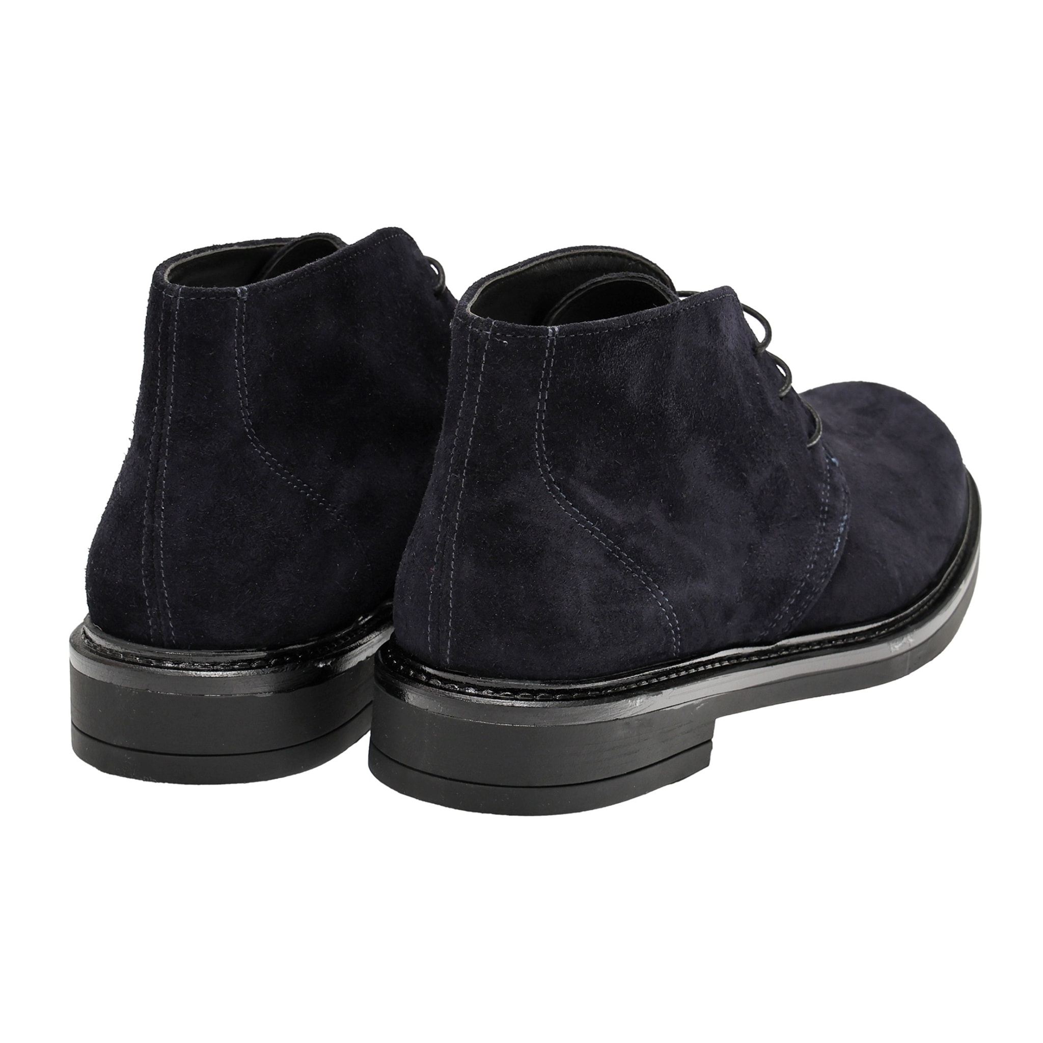 Polacchine stringate in camoscio