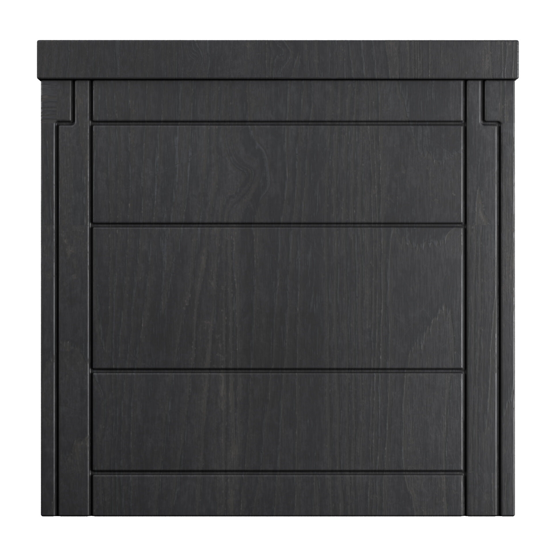 Neo 35 - Baule Portaoggetti da Giardino 54x53x56 cm Contenitore Lucchettabile in Resina Antracite