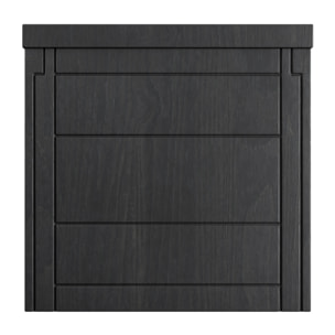 Neo 35 - Baule Portaoggetti da Giardino 54x53x56 cm Contenitore Lucchettabile in Resina Antracite