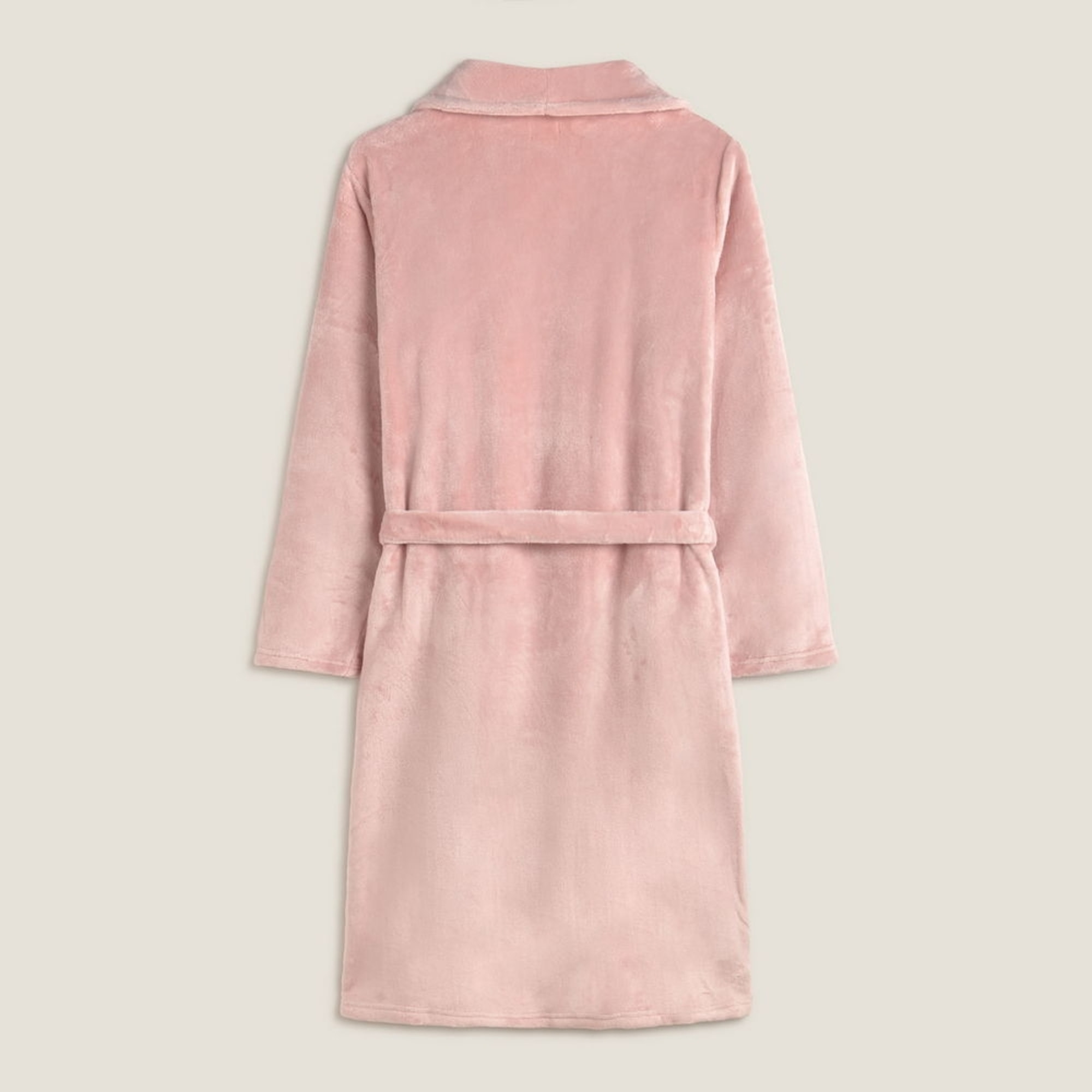 Bata tejido polar Cosal color rosa Poliéster