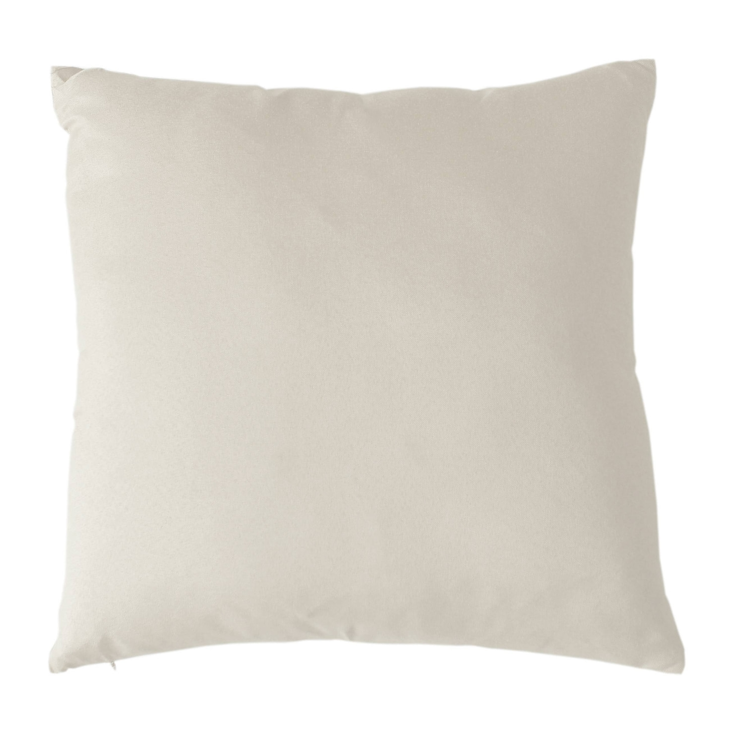 Coussin uni et déhoussable - Ecru