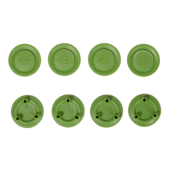 Piquadro Set di 8 copriruota in colori assortiti