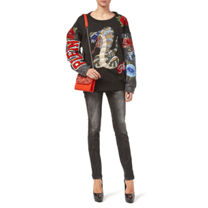 PHILIPP PLEIN Jeggins "Only Time"