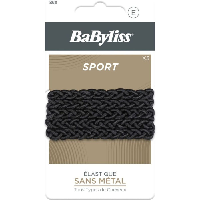 Elastique cheveux BABYLISS sans métal X5