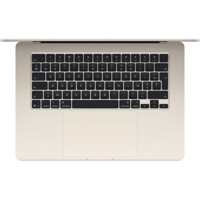 Ordinateur Apple MACBOOK Air 15" Puce M5 CPU 10 / GPU 10 coeurs Mémoire RAM 24Go Stockage 1To SSD Lumière stellaire