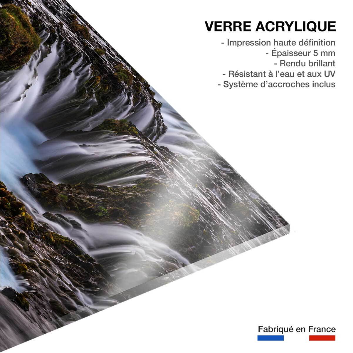 Tableau Islande Beaute bleue Tableau plexiglas