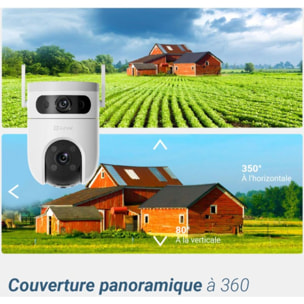 Caméra de surveillance EZVIZ Wifi H9C 2k motorisée