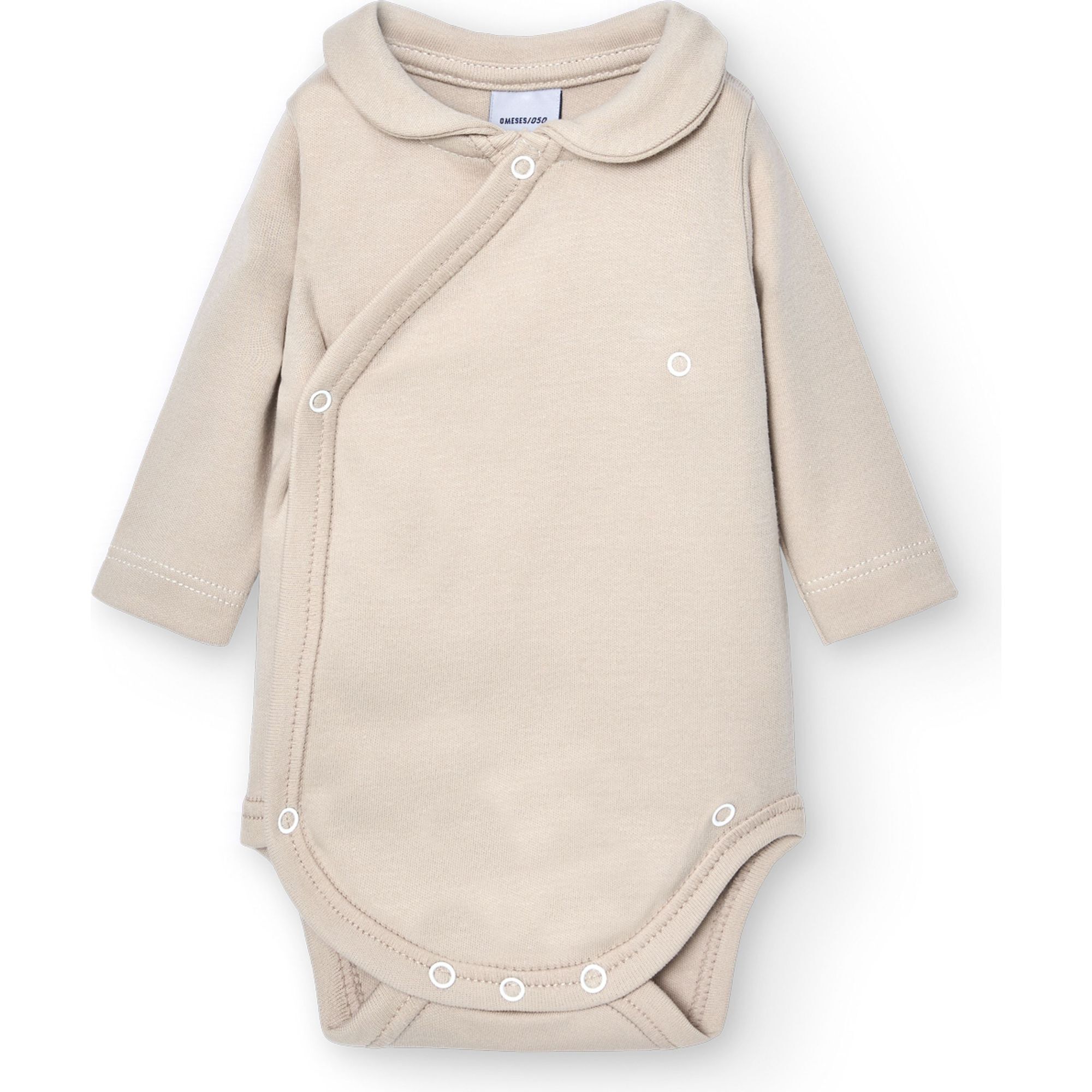 Body cruzado bebé manga larga con cuello