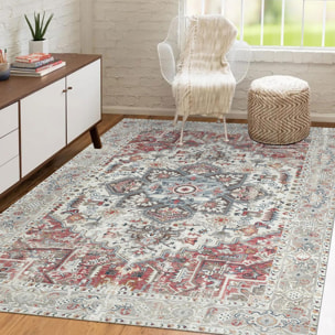 Tapis orient tissé en coton motif classique CIHA