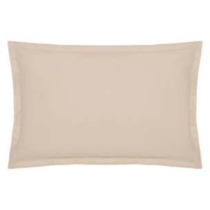 Taie d'oreiller "Carina" coton beige 50x70cm