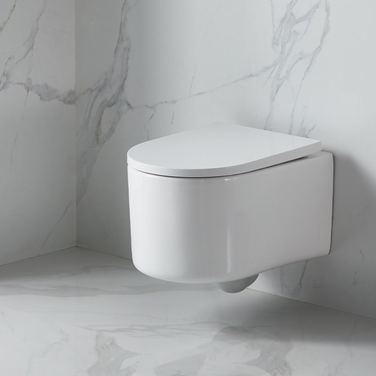 Pack WC Bâti Geberit + WC sans bride Swiss Aqua Technologies + Abattant softclose + Plaque + Brosse Joseph Joseph OFFERTE