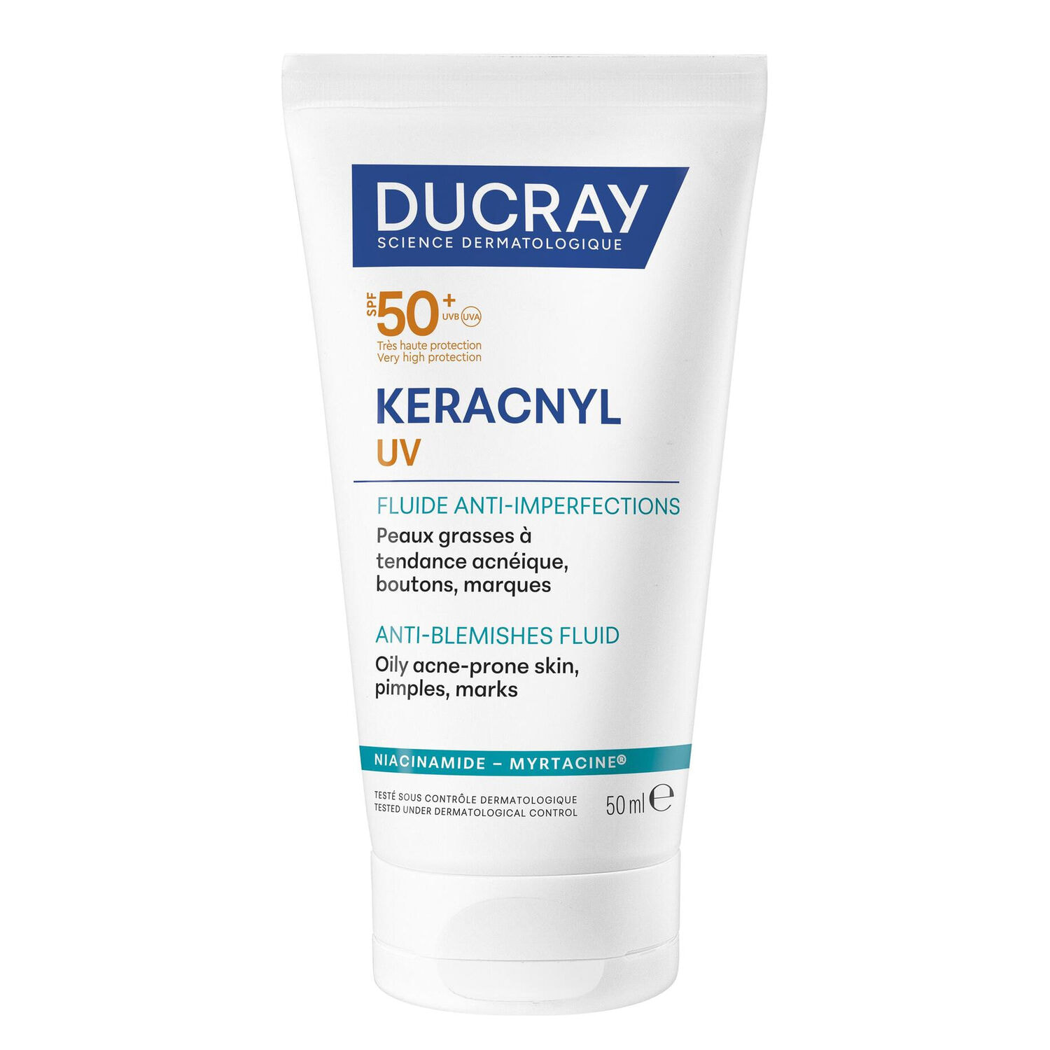 Keracnyl UV SPF 50+ - Fluide Anti-Imperfections 50 ml