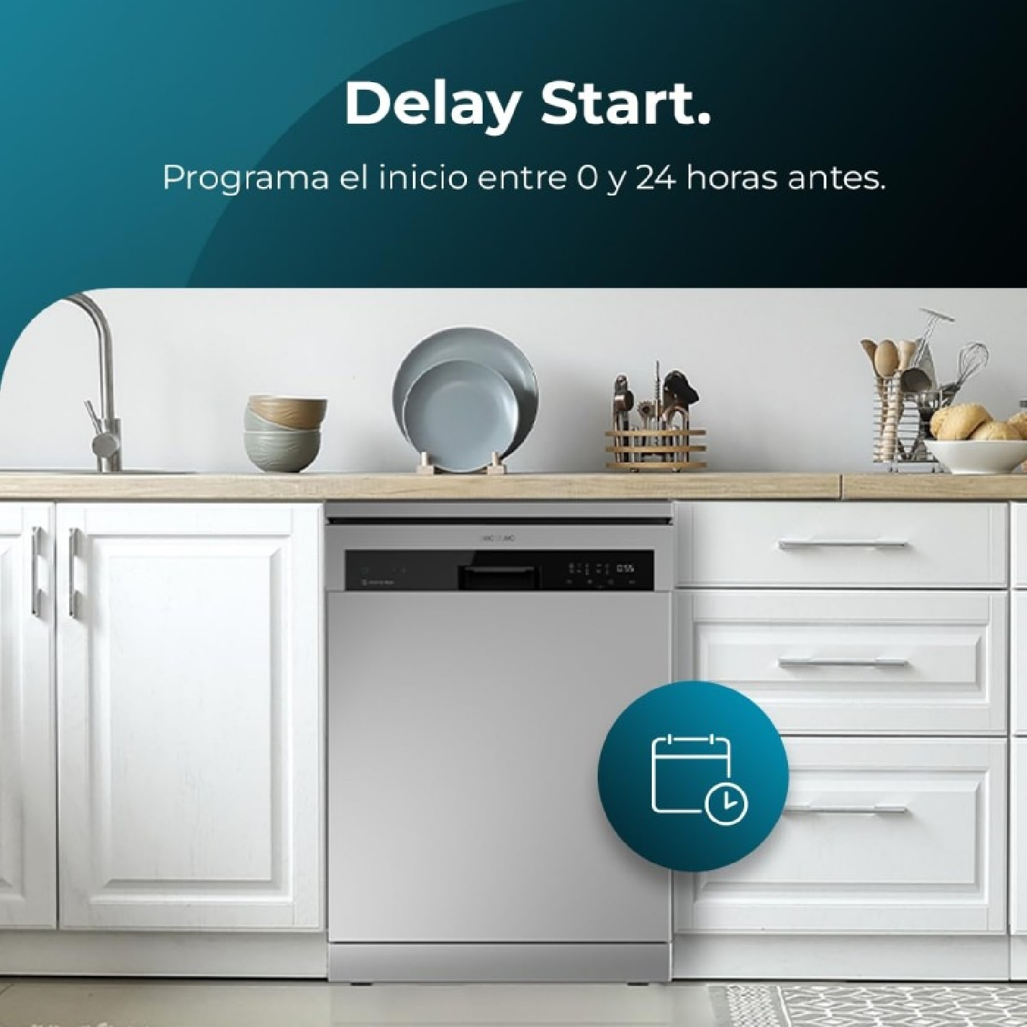 Cecotec Lave-vaisselle Bolero Aguazero 6500 Inox C