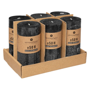 Bougie rustique noir 445g